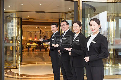 酒店管理商務團隊服務形象